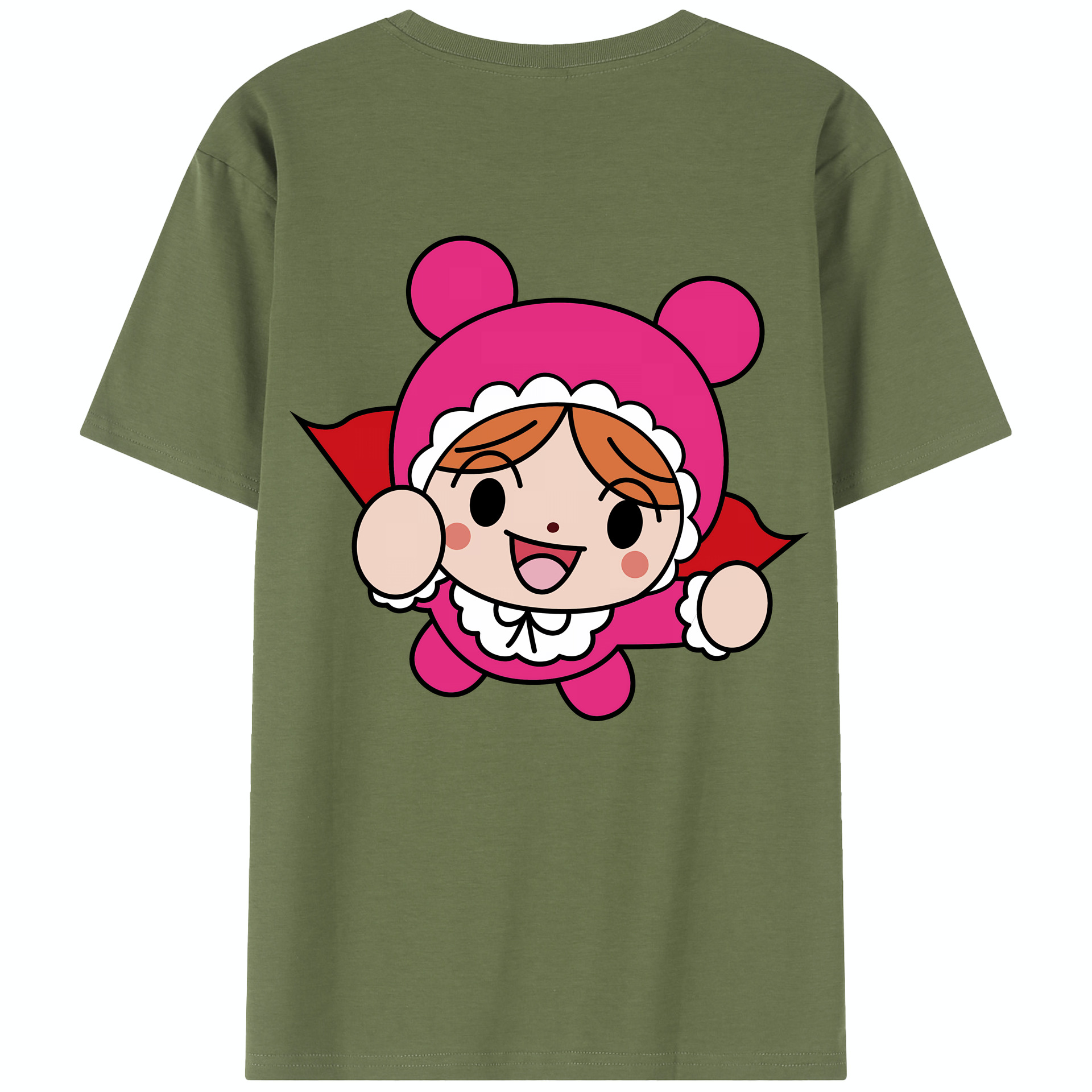 （画像用） アンパンマン Anpanman 綿100％半袖Tシャツ（背面プリント）